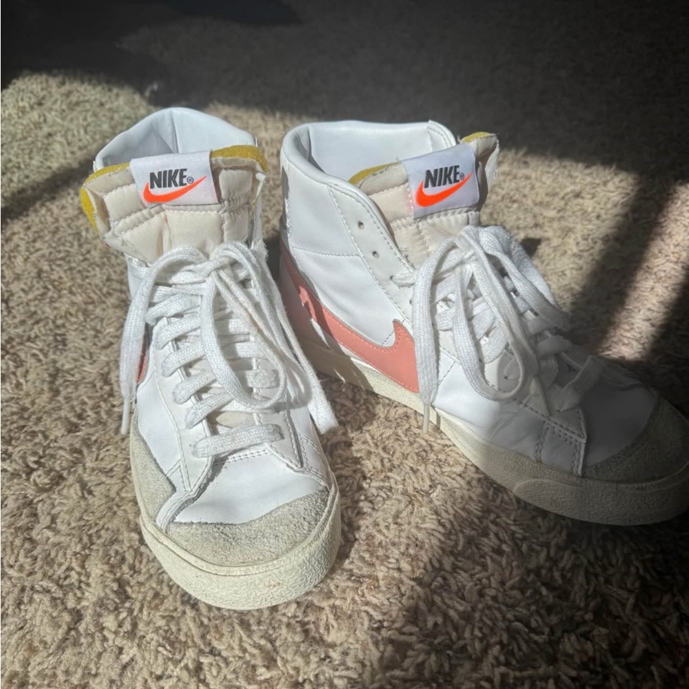 Nike White and pink blazers